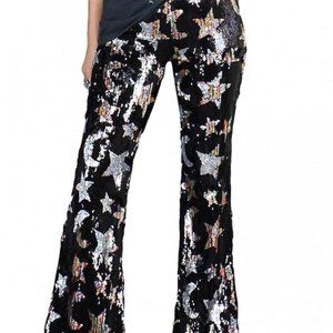 Moon and Stars Sequin Pants